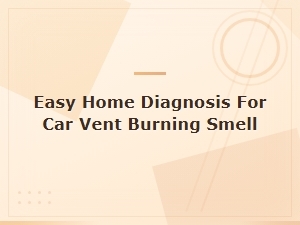 Diagnosing Car Vent Burning Smell From Spark Plug Misfire at Home